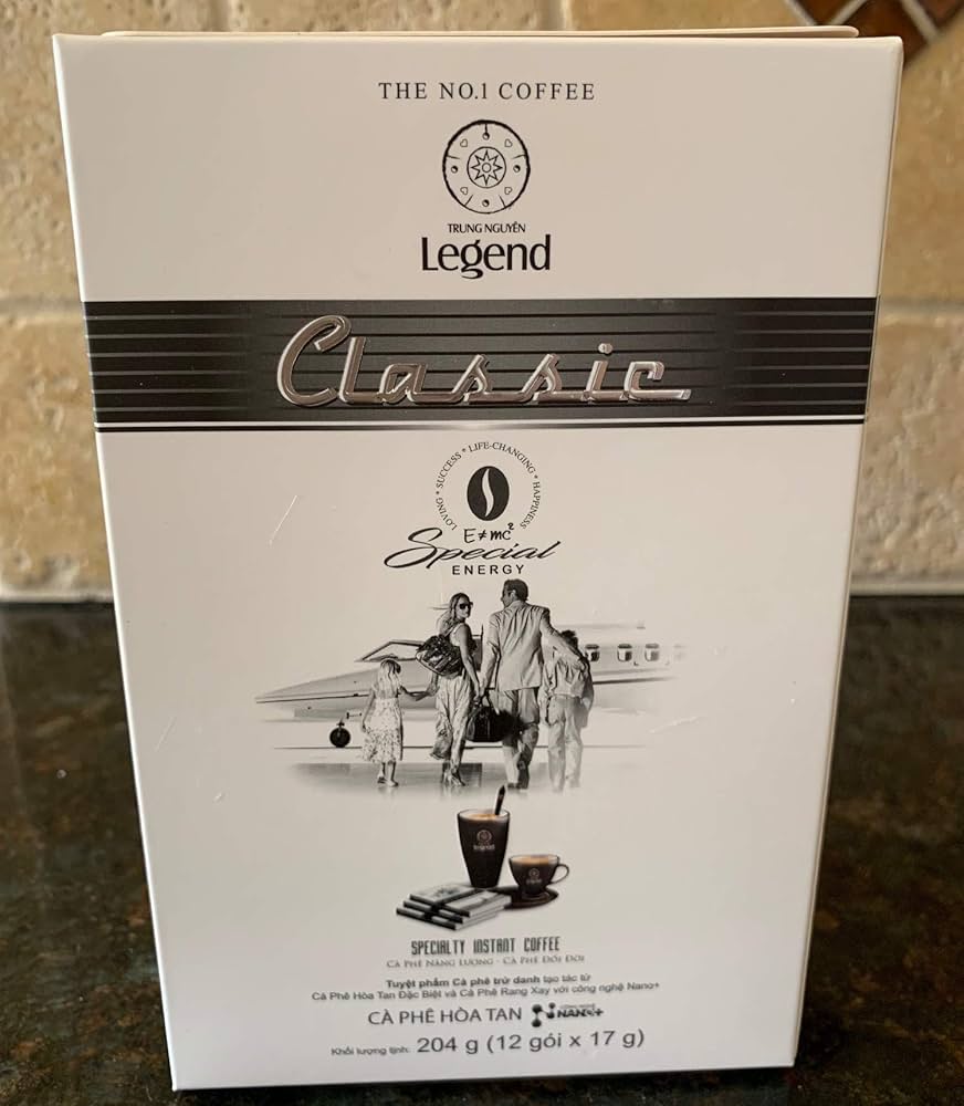 Trung Nguyen Legend Classic 3in1 - 1 box (12 sachets x 17g) 204gr kopi sachet instant klasik premium vietnam