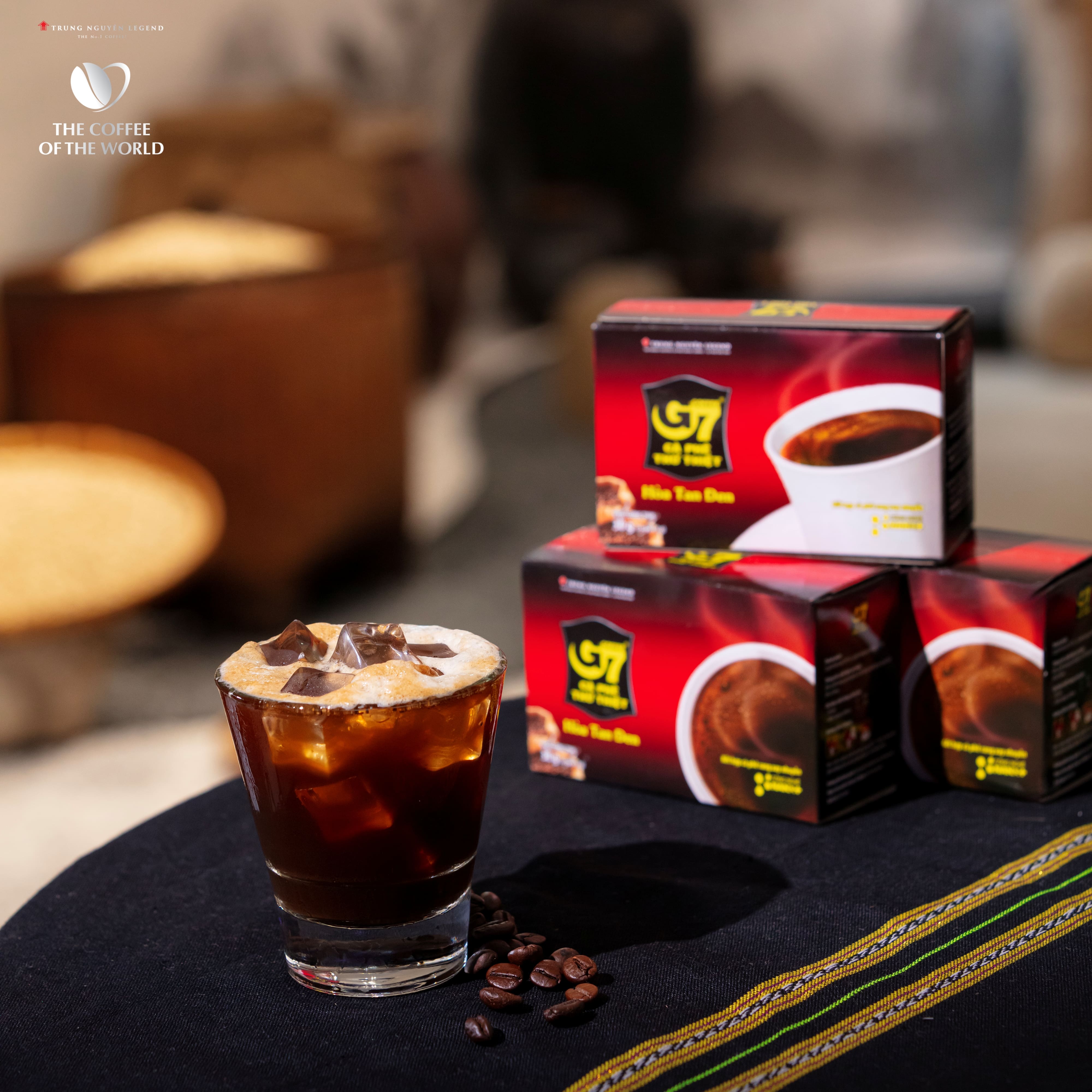 G7 Hoa Tan Den - Kopi Hitam Premium Vietnam