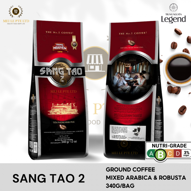 Trung Nguyen Kopi Sang Tao 2 - 340gr kopi bubuk giling premium vietnam 2